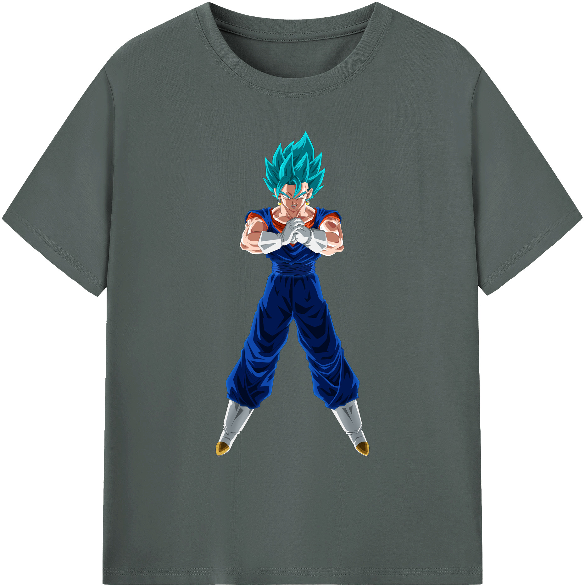 （画像用） ドラゴンボール ベジット DRAGON BALL Vegetto 綿100％ メンズ半袖Tシャツ｜肌触りやわらか＆通気性